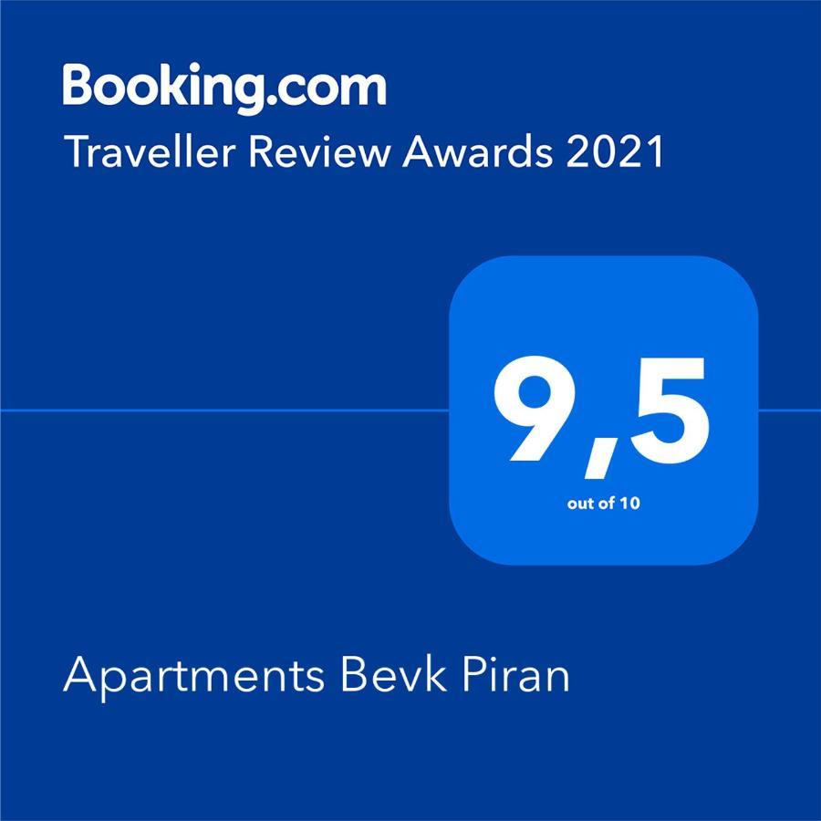 Apartments Bevk Piran Exteriör bild