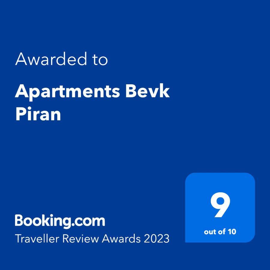Apartments Bevk Piran Exteriör bild